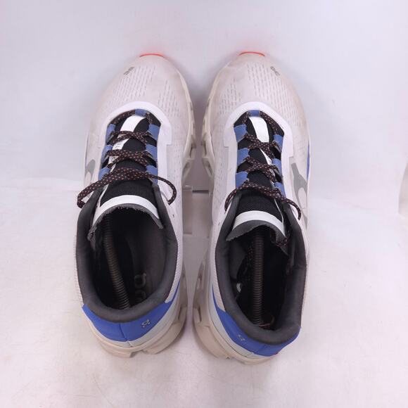 On Cloud Cloudmonster Swiss Engineering Running Shoe Mens Size 13 White Blue - Picture 4 of 10